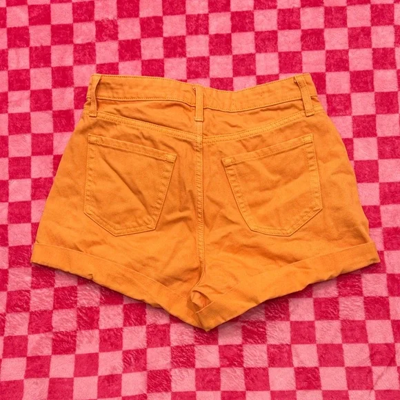 Wild Fable High Waist Orange Shorts - Picture 6 of 6